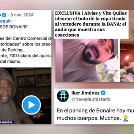 Algunos de los bulos de la DANA.