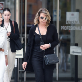 La asesora de Moncloa Cristina Álvarez, a su llegada a declarar por el ‘caso Begoña Gómez’.