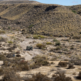 Fotografía de archivo del campo de maniobras 'Álvarez de Sotomayor' en Viator (Almería).