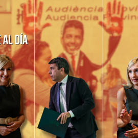 Fotomontaje con imágenes de Salomé Pradas y Carlos Mazón.