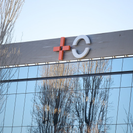 Fachada de la sede de MasOrange, en Pozuelo de Alarcón (Madrid).