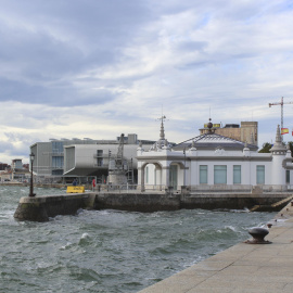 Vista de la Bahía de Santander este viernes.