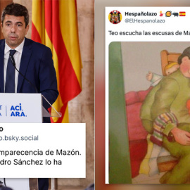 Críticas y memes tras la dimisión de Mazón.