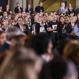 Imagen tomada durante el homenaje de Estado a las víctimas de la DANA.