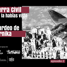 El día en que el Árbol de Gernika amaneció bajo la bandera enemiga: las imágenes inéditas del horror