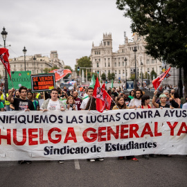 Fotografía de archivo de una manifestación por la educación pública en Madrid