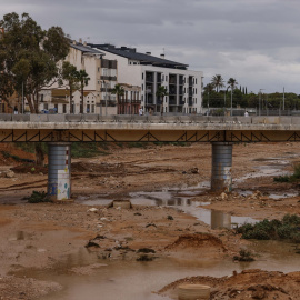 El barranco del Poyo a su paso por Paiporta.