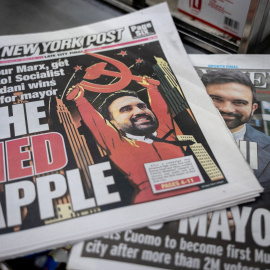 Los diarios 'New York Post' y 'Daily News' recogen en sus portadas la victoria de Zohran Mamdani a la Alcaldía de Nueva York