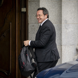 El fiscal general del Estado, Álvaro García Ortiz, a su llegada al Tribunal Supremo.