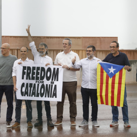 Foto de archivo de los dirigentes catalanes condenados por el referéndum del 1-O.