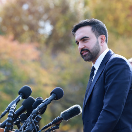 Zohran Mamdani después de su victoria electoral.