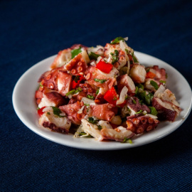 Receta de salpicón de pulpo a la portuguesa