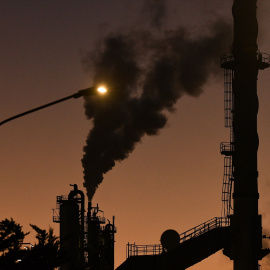 Vista general de la fábrica de IQOXE, Tarragona, Catalunya, (España).