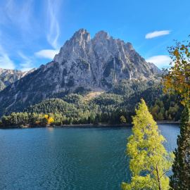 L'estany de Sant Maurici, al Parc Nacional d'Aigüestortes i estany de Sant Maurici