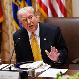 El presidente Donald Trump en La Casa Blanca.