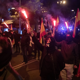 Manifestación convocada por Núcleo Nacional.Fernando Sánchez / Europa Press08 NOVIEMBRE 2025;MANI;PRONTESTA;CONCENTRACIÓN;NACIONALISMO;NACIONALISTAS;NÚCLEO NACIONAL;08/11/2025