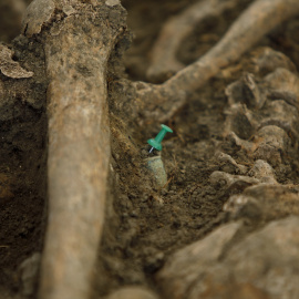 Imagen de archivo de exhumaciones de víctimas del franquismo.