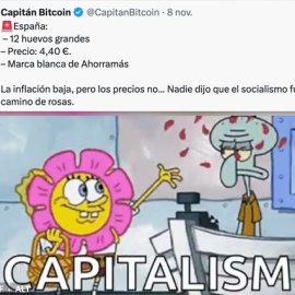 Memes en respuesta al tuit absurdo de un ultraliberal.