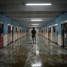 Fotografía de archivo una cárcel en Ecuador.