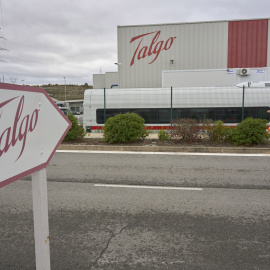 Vista de la planta principal de Talgo en Rivabellosa (Álava).