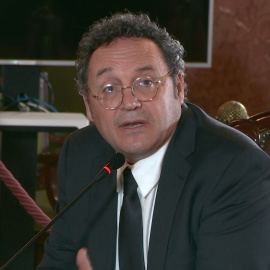 El Fiscal General del Estado, Álvaro García Ortiz, durante su declaración este miércoles en el Tribunal Supremo