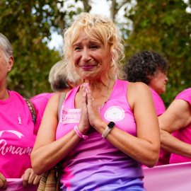 La presidenta de Amama, Ángela Claverol, durante un acto en Sevilla.
