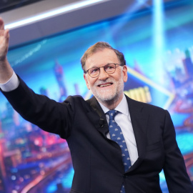 El expresidente del Gobierno, Mariano Rajoy, acudiendo al programa 'El Hormiguero'