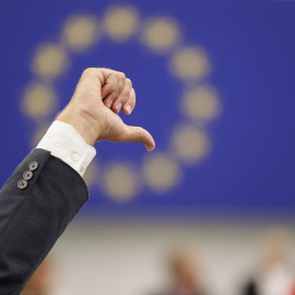 Imagen de archivo sesión plenaria en el Parlamento Europeo