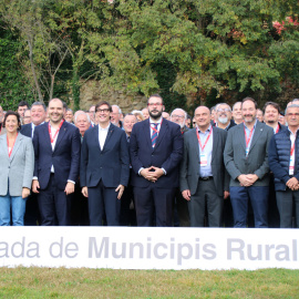 La trobada dels alcaldes del món rural presidida pel president del Govern, Salvador Illa.