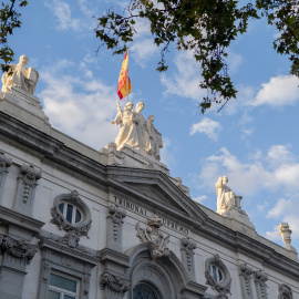 Fachada del Tribunal Supremo el día del juicio al Fiscal General del Estado