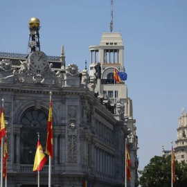 Fachada del Banco de España.
