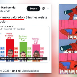 Cachondeo en las redes con la valoración como líder de Feijóo.