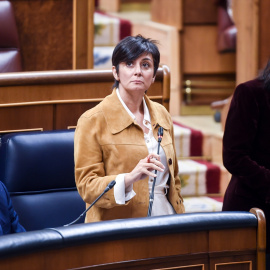 La ministra de Vivienda y Agenda Urbana, Isabel Rodríguez, durante una sesión de control al Gobierno.