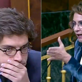 José María Figaredo y María Jesús Montero en el Congreso.