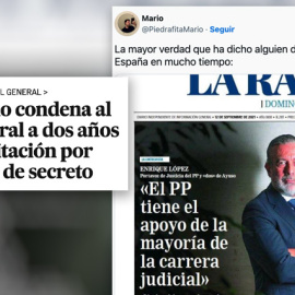 Tuits y memes sobre la condena al fiscal general.