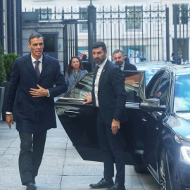 El presidente del Gobierno, Pedro Sánchez, asiste a la presentación de la serie de ficción 'Anatomía de un instante', en el Congreso de los Diputados, a 20 de noviembre de 2025, Madrid.