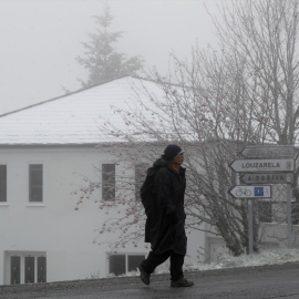 Nevada en Lugo, Galicia (España).