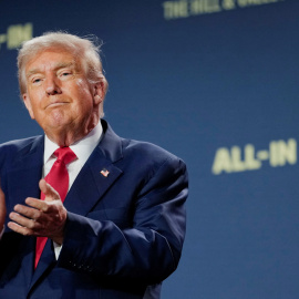 El presidente de EEUU, Donald Trump, durante un evento en Washington.