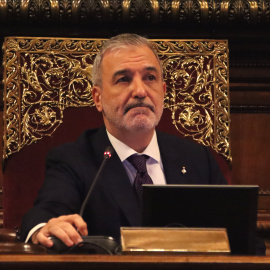 L'alcalde Jaume Collboni a l'inici del plenari