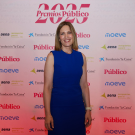 Imagen de archivo de la periodista Silvia Intxaurrondo, durante los Premios Público 2025, en CaixaForum Madrid.