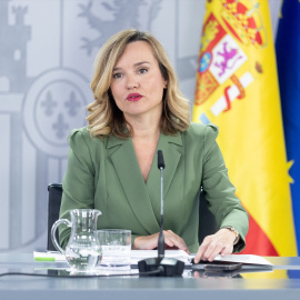 Imagen de archivo de la ministra de Educación, Formación Profesional y Deportes y portavoz del Gobierno, Pilar Alegría.