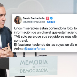 Mensajes de solidaridad con Xabier Fortes. En la foto, el comunicador.