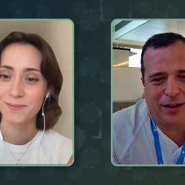 Captura de pantalla de l'entrevista amb Israel Caro.