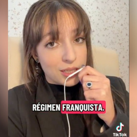 El vídeo de la politóloga Lucía de Castro Revuelta sobre el franquismo.