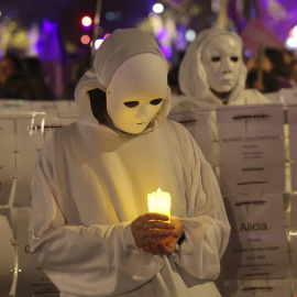 Manifestación por el 25N en València.