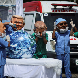 Protestas durante la Conferencia por el Cambio Climático, COP30, en Belem