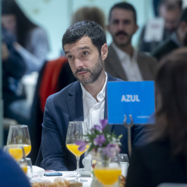 Pablo Bustinduy, durante un desayuno informativo organizado por Europa Press.