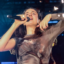 Sandra Delaporte, durante un concierto en Madrid.