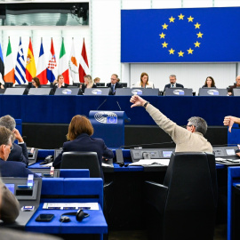 Sesión plenaria en el Parlamento Europeo