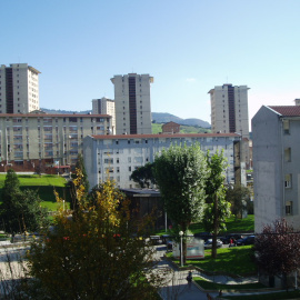 Vista general del barrio de Otxarkoaga, en Bilbao.